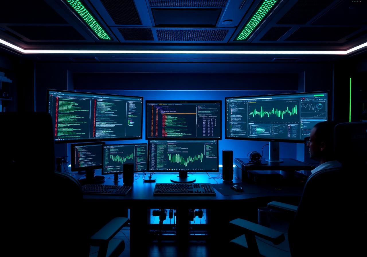 Futuristic agency office